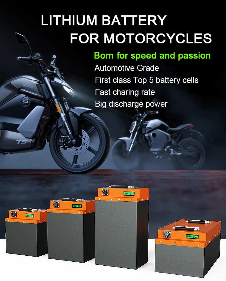 電気スクーターのオートバイのためのリチウム李イオン電池電池48V 60V 72V 20ah 30ah 40ah 50ah 60ah LiFePO4電池